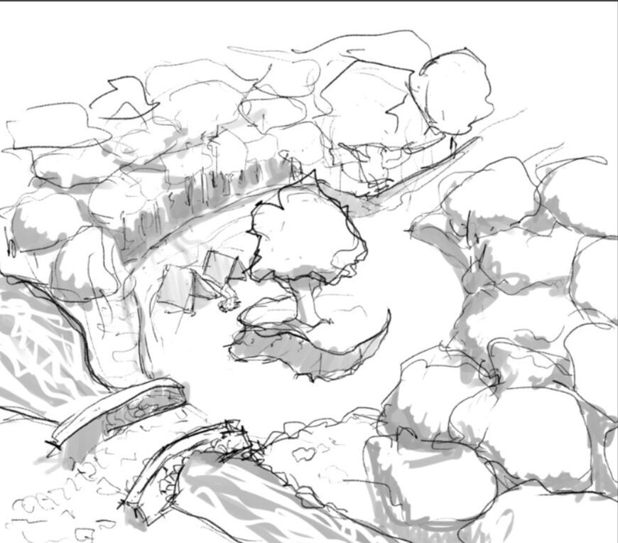 Concept of first Tree Of Wisdom